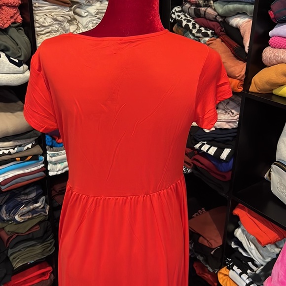 Jordan Dresses Orange Maxi Dress Stretchy Poshmark